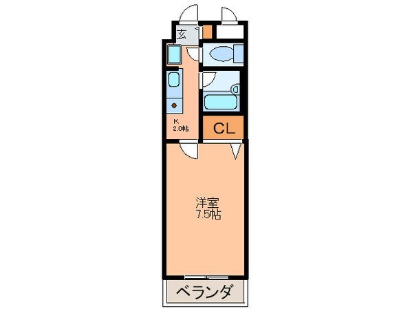 カデンツァＫの物件間取画像